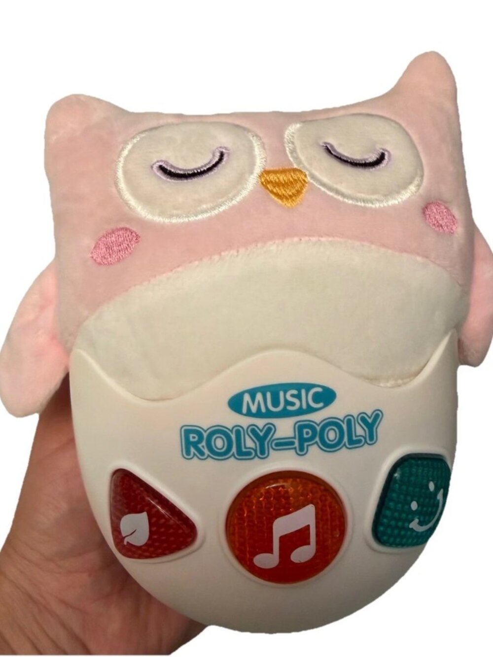 WOWOHAGE Baby Toys 0-6-12 Months, Plush Owl Stuffed Animal Musical Toys Lights